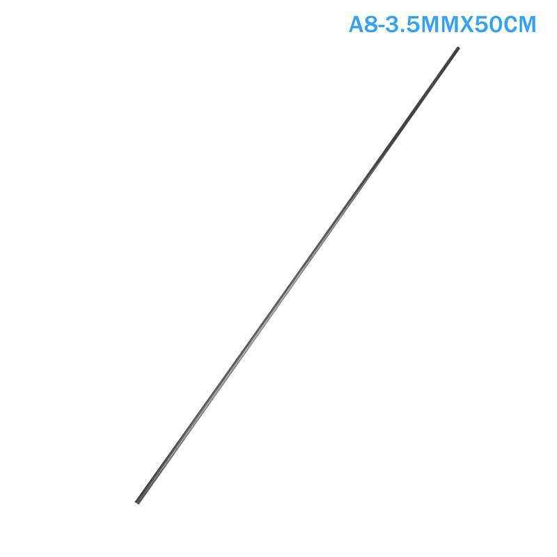 Carbon Fiber Rod 0.5-8MM 500MM High Strength Lightweight Bar For Model Building Reinforcement Applications