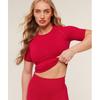 Gymshark Lift Seamless Short Sleeve Top Carmine Red B6b4q Rbqw