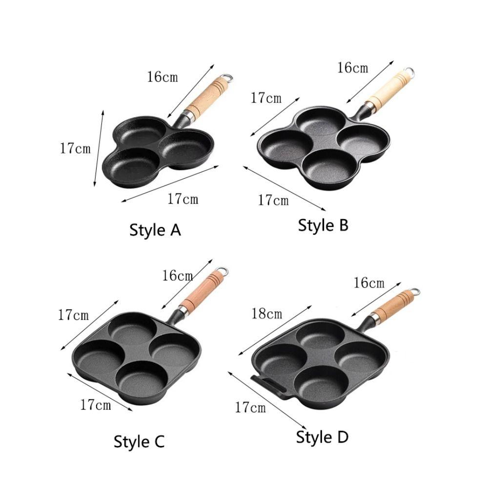Nonstick Omelet Pan Cast Iron Pancake Pan Household Egg Frying Pan Steak