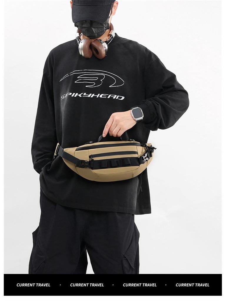 Luya Men's Multifunctional Waterproof Waist Bag for Fishing and Outdoor Travel