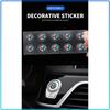 2/5/10Pcs Car Logo Sticker Central Control Decals Car Accessories For Alfa Romeo 147 159 Giulietta Giulia Mito Spider Alpha Nheadrest