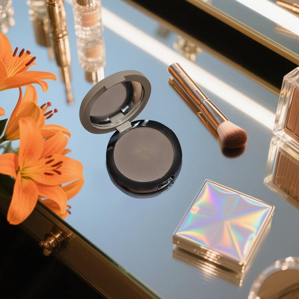 Cold Toned And Mirror, Grayish Brown Powder Pale Light Cold Toned Skin, Nose Powder