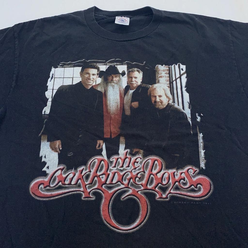 vintage 2001 THE OAK RIDGE BOYS T-Shirt LARGE/XL country concert tour rock soft