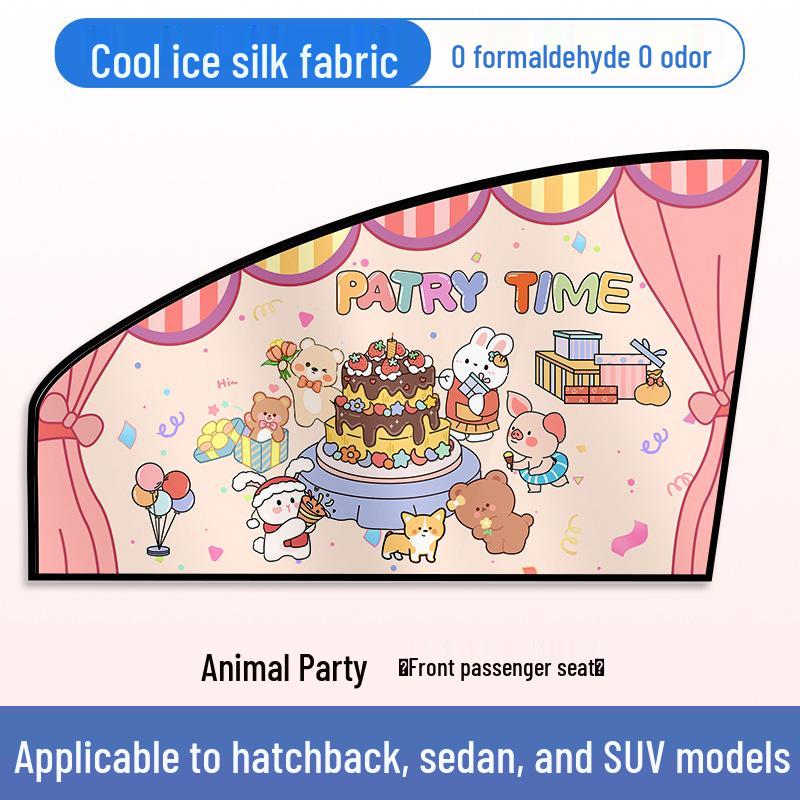 Children's Car Sunshade Curtains for Rear Windows