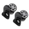 1 Pair Luggage Replacement Wheels Mute Swivel Suitcase Luggage Caster Wheels Repair Parts