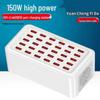 100W 20-Port Multi-Device USB Charger for Phones