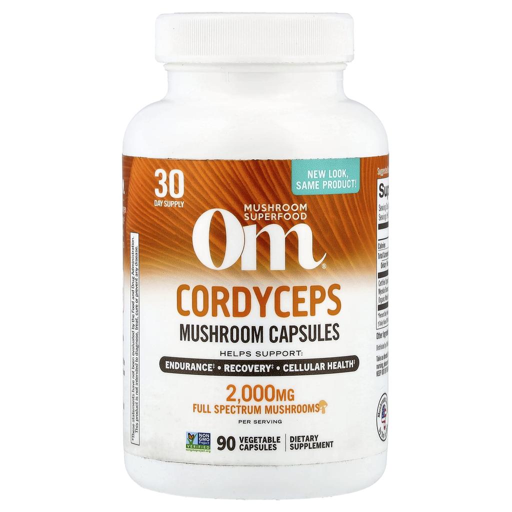 Cordyceps sinensis, 90 Veggie Capsules (666Mg per capsule)