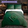 Werder Bremen Football 3 Piece Bedding Set Soft Duvet Cover Set with Pillowcases Printed Bedroom Decor Set for Home