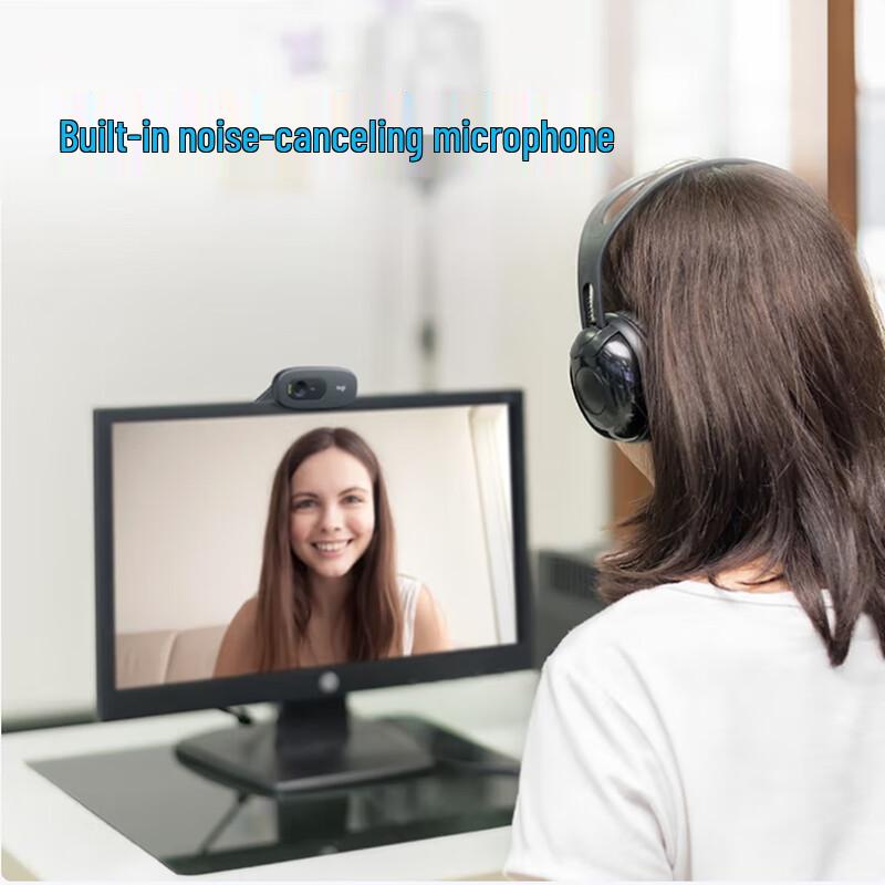 Logitech C270 HD Webcam with Microphone