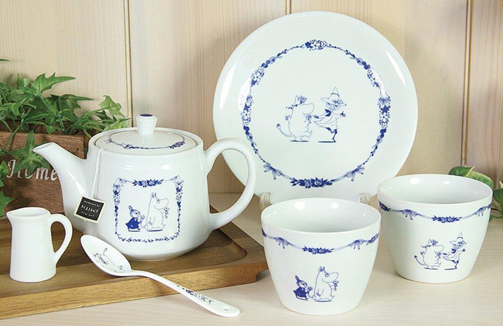 WORLD CREATE Medium Plate Moomin Snufkin x (,INC.) & Size Approx. 17.2 H1.5cm