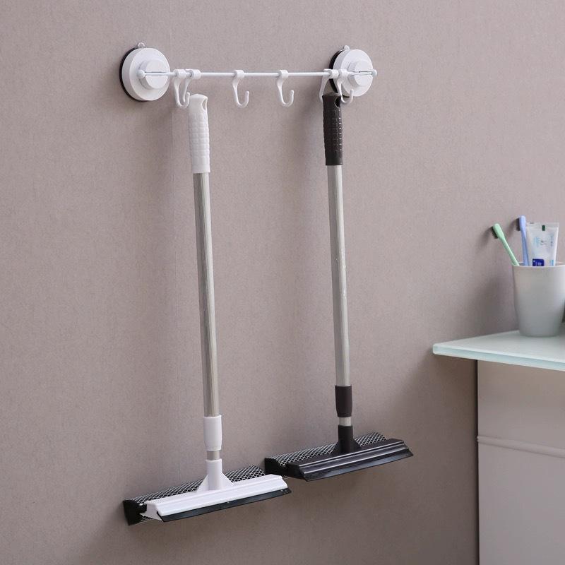 Telescopic Double-Sided Window Cleaner: Aluminum Rod Glass Wiper