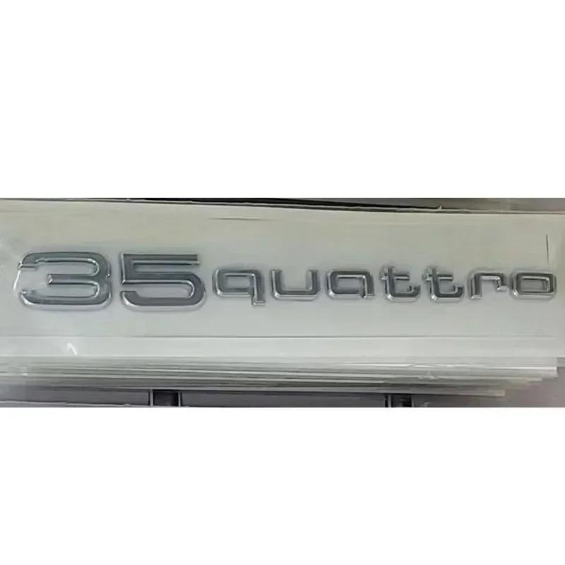 S1 Car ABS Rear Trunk Sticker For S1 35 55 50 Quattro Logo A7 A8 Q3 A1 A3 A5 A6 Q4 Q5 S7 A4L Tail Emblem Badge Decals AZ1s18