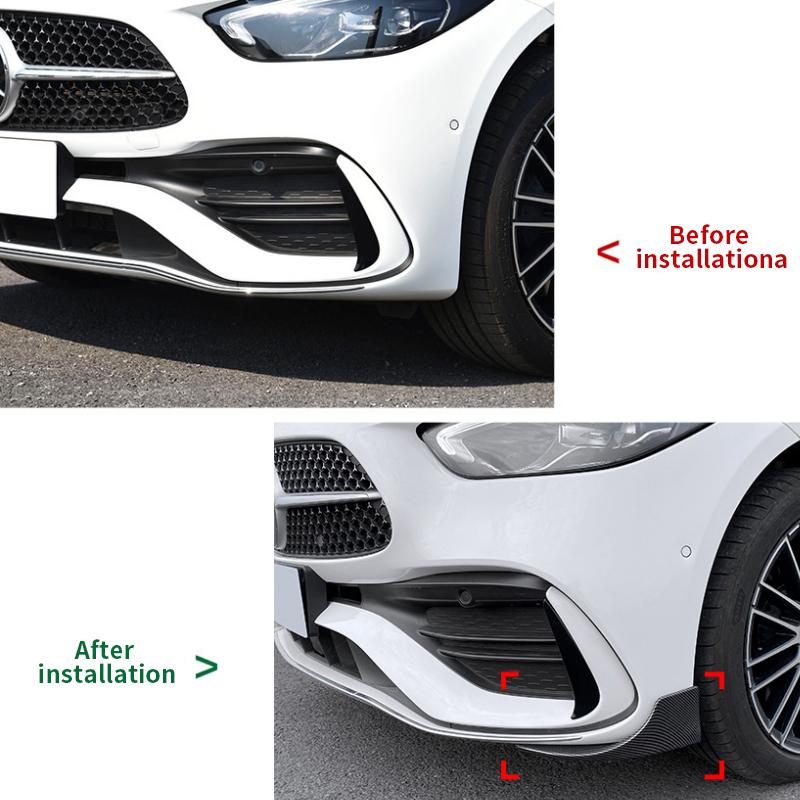 For Mercedes-Benz C-Class W206 AMG C200 C260 C43 Car Brabus Front Corner Car Sticker Modification Peripheral Accessories
