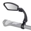 Stainless Steel  Lens Handlebar Rear View Mirror Left Side Bike Folding Rearview  Riding Gear