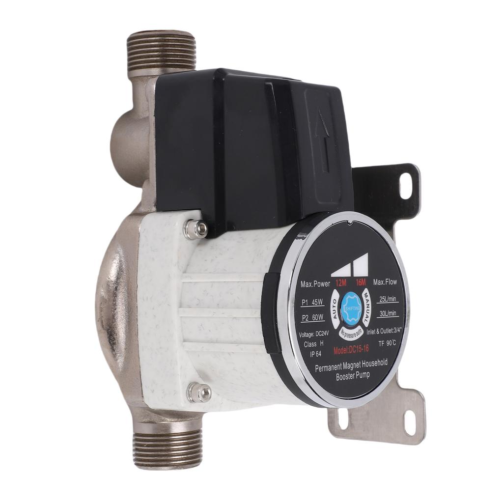 Smart Shower Water Pressure Booster Pump 475.5GPH 60W 36.2PSI Energy Saving for Home 3 4 NPT Interface Manual Automatic