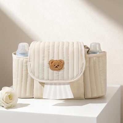 Mama Tasche Korea Niedlicher Bär Tragbar Multifunktional Kinderwagen Wickeltasche Weiche Mutterschaft Aufbewahrungstaschen Baby Windel Organizer