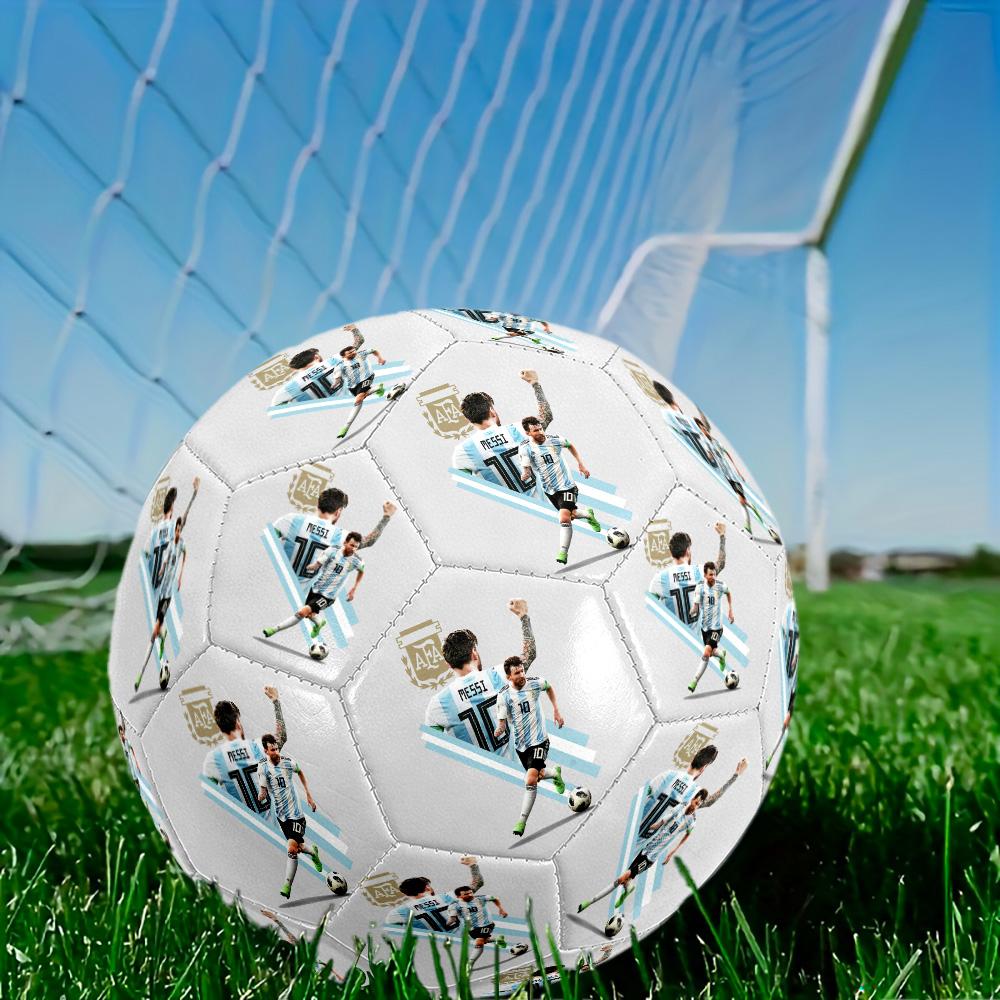 Messi2 Soccer Ball Size 5 Football Machine Sewn Indoor/Outdoor Training and Matches Sports Enthusiast Gifts Perfect Birthday Christmas Gift Idea