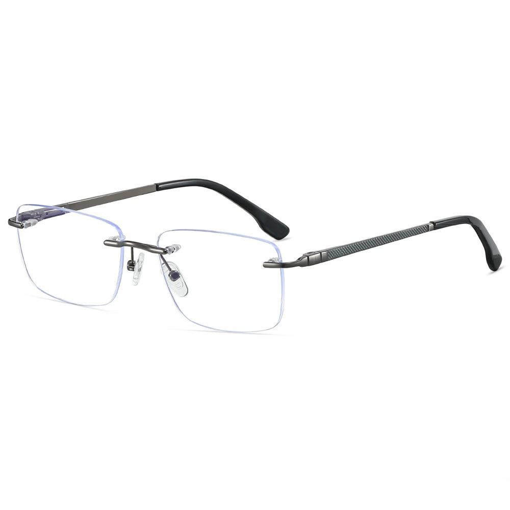 

Men and Women Optical Prescription Rimless Glasses Titanium Alloy Myopia Hyperopia Progressive Multifocal Eyeglasses Frame