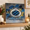Club Brugge FC Custom Name Text 5D Diamond Painting Kit DIY Full Drill Diamond Art Decoration