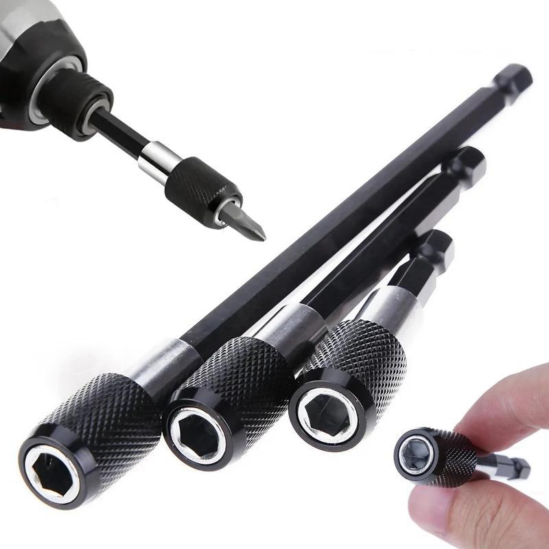 Magnetic Drill Bit Extension Set, Quick Release & Universal Impact Electric Motor Drill Bit Holder, Durable & Professional Power Tool Accessories