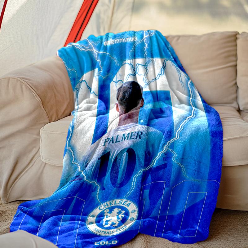 שמיכה אחת של צ'לסי FC, שמיכת יום האהבה נעימה, שמיכת תנומה רב-תכליתית זמינה בכל ארבע העונות