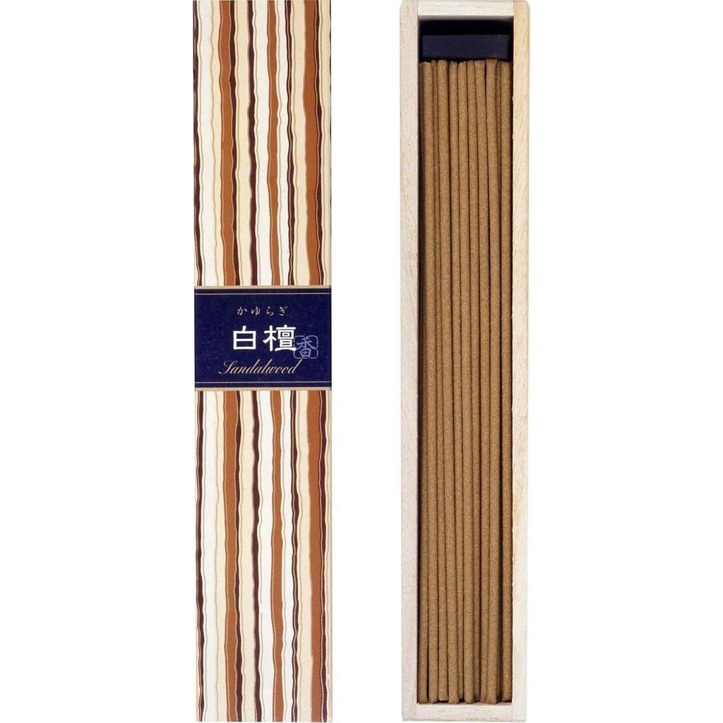 Nippon Kodo Kayuragi Sandalwood Incense Holder White Single Item 40 Pieces (x 1)