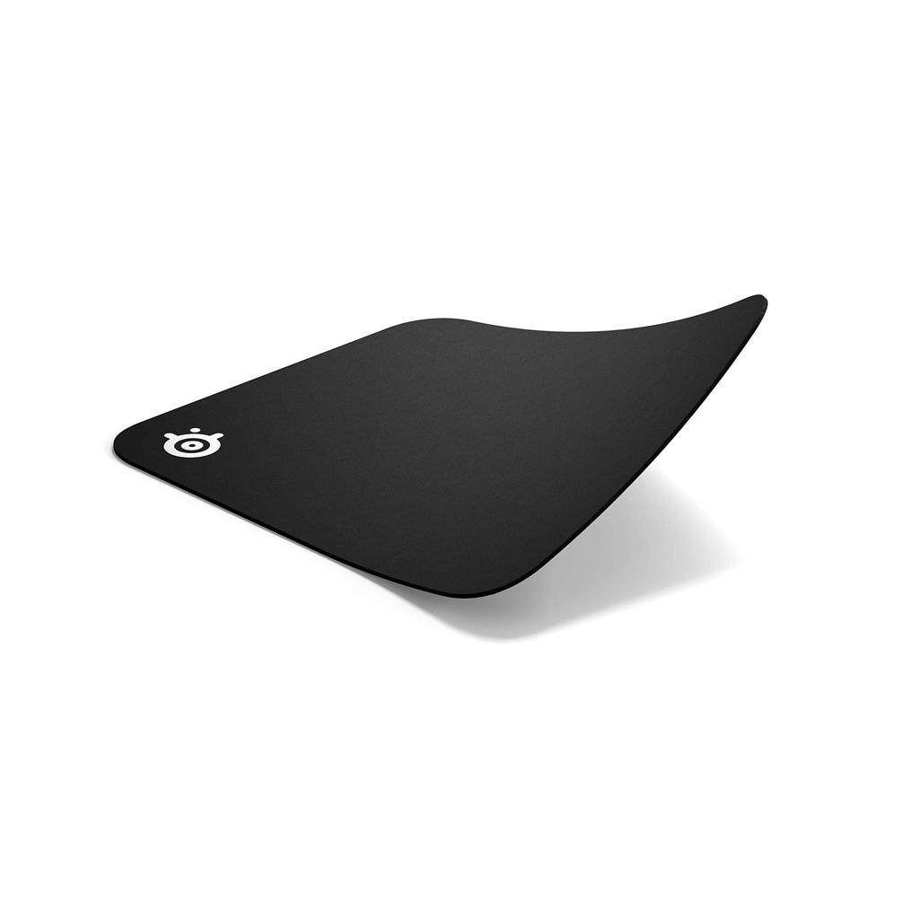 SteelSeries Gaming-Mauspad, schwarz, kleine Gummibasis, 25 cm x 21 cm, QcK mini 63005, rutschfest, 0,2 cm