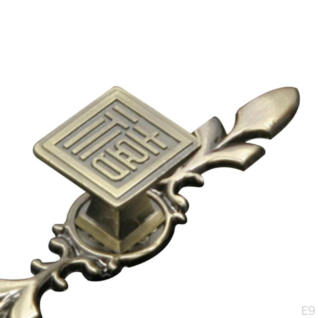 Chinese Traditional Style Cabinet Knob Cupboard Drawer Pull Handle Dresser Pulls