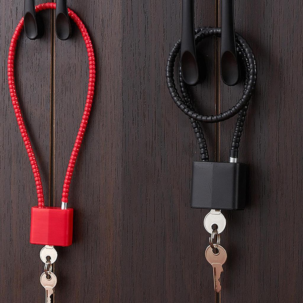 Portable Cable Luggage Locks Anti Rust Waterproof Outdoor Indoor 3 Digit Padlock for Toolbox Gate Gym Locker Baggage