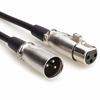 NANYI Canon Cable, XLR Cable 2M (Female to Male) XLR Microphone Cable for Microphones or Professional Recording Mixing (Female to Male, 2 Meters)