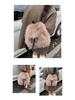 Women's Leopard Print Fluffy Backpack - Large Capacity, New Autumn & Winter Collection