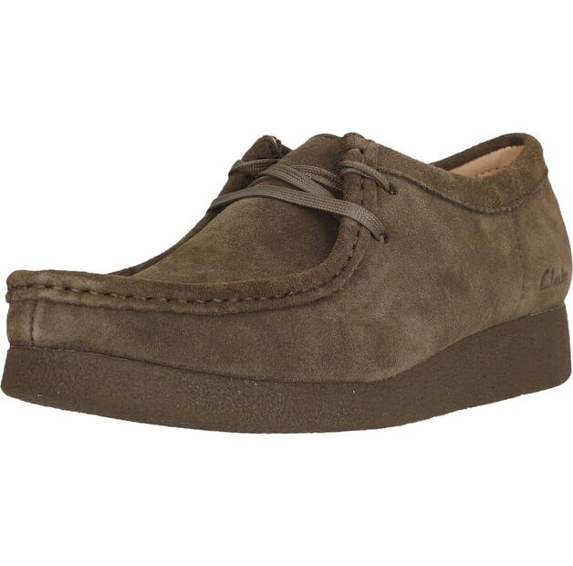 Women's Semi-boots Clarks Wallabee Evo Sneaker Olive