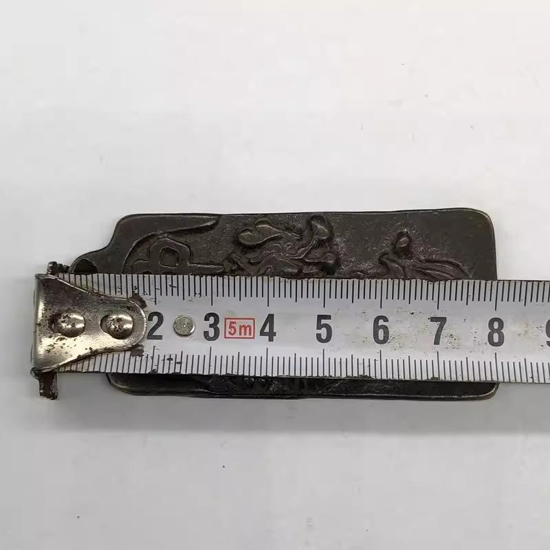 Rare Old Tang Dynasty bronze Military dispatch token,Carved ornaments,Handmade crafts,collection& adornment