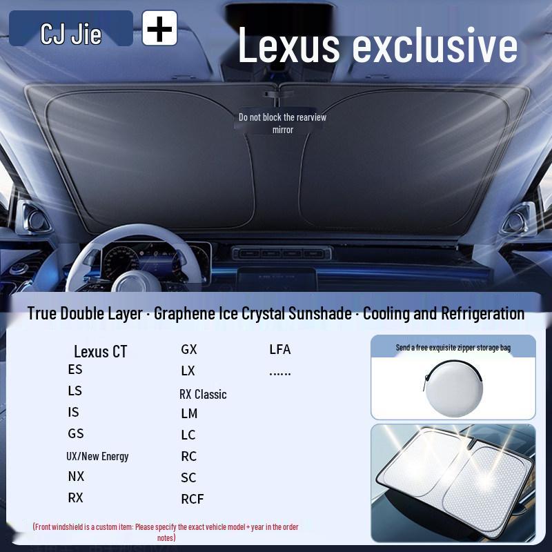 Car Windshield Sunshade Umbrella - Heat and Sun Blocker Visor Cover