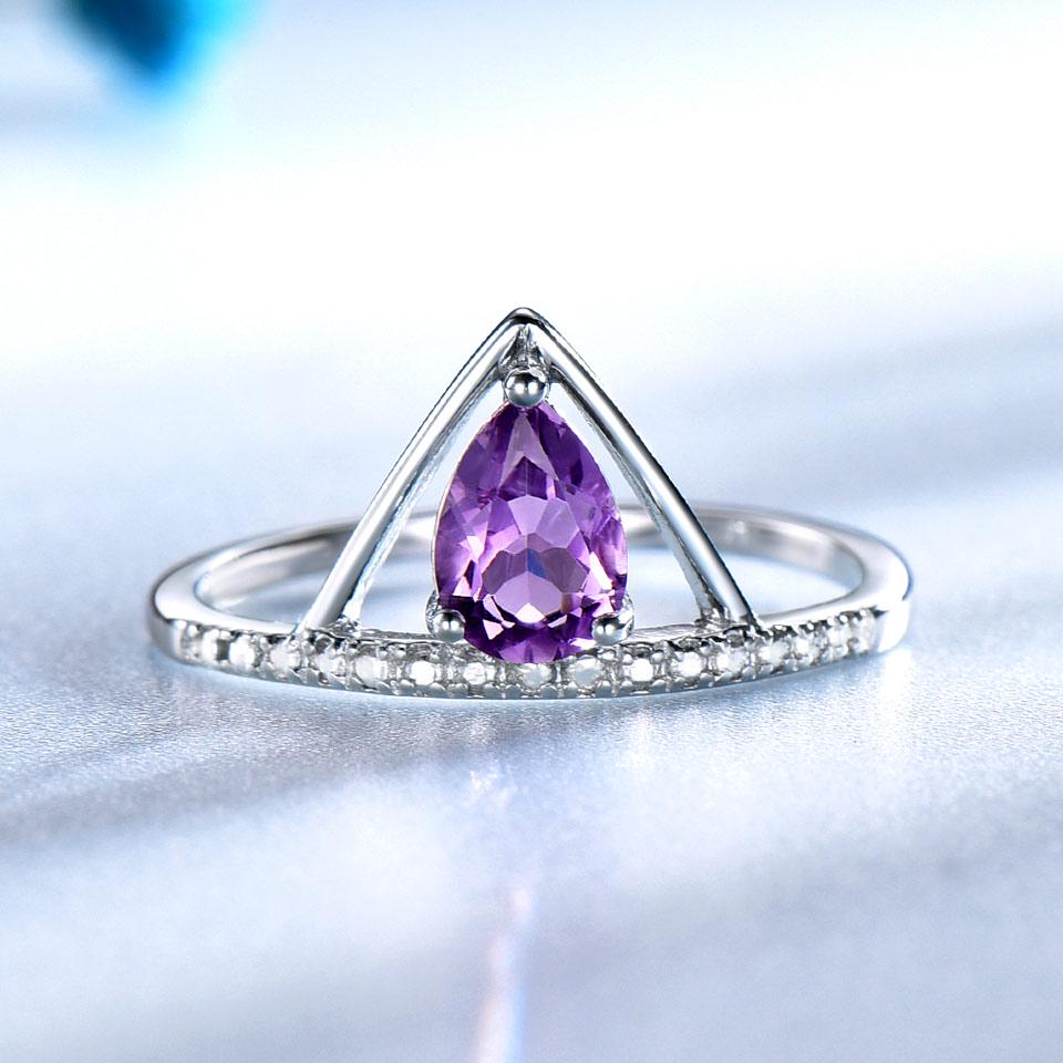 UMCHO Natural Opal Colorful Gemstone Rings Rivets Desige Silver Jewelry 925 Sterling Silver Rings For Women Anniversary Gifts