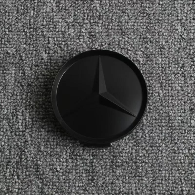 New 2025 Hot 4pcs 75mm Car Wheel Hub Cap Emblem for Mercedes Benz C180 E300 ML350 GLC W163 W166 W167 W204 W205 W212 W213 X253 W1