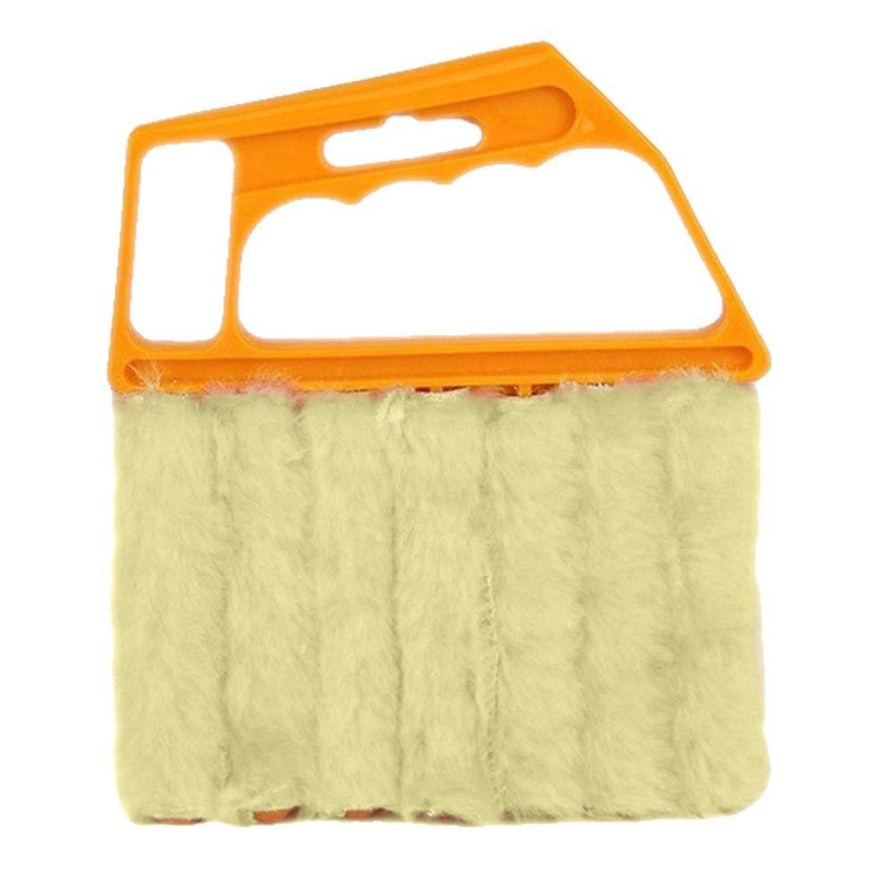 5PCS 7 Slats Brush Washable Window Cleaner Car Window Groove Cleaner  Air Conditioner