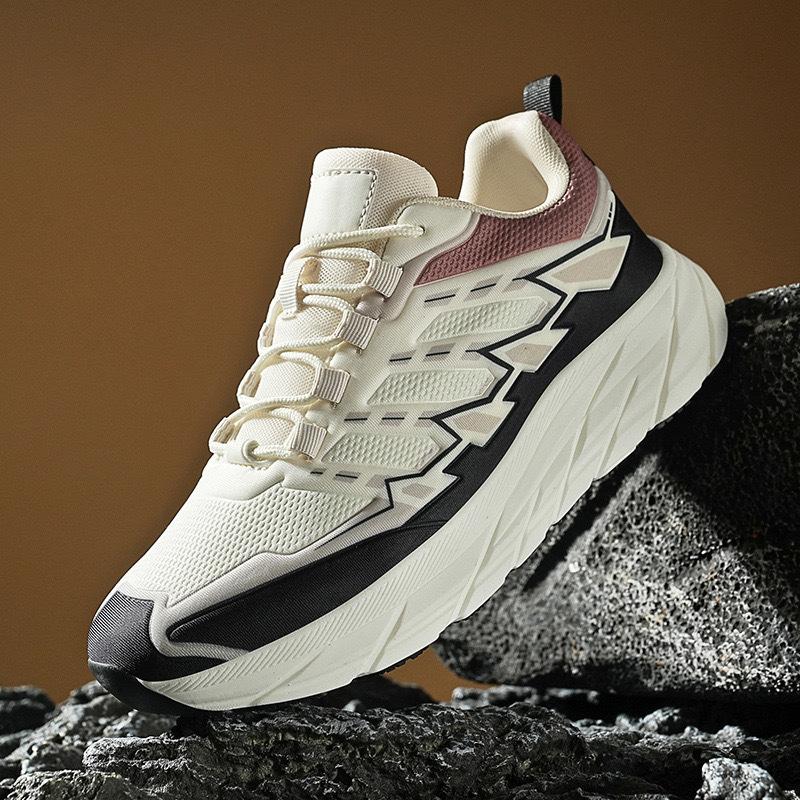 2024 New Spring and Autumn Men's Shoes Casual Versatile Foreign Trade Men's Shoes Internet Celebrity Heightening Air Cushion Running Shoes