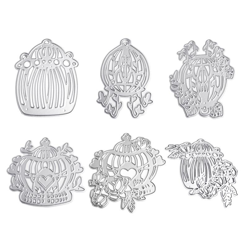Bird Cage Cutting Dies Bird Cage Die Cut Templates Carbon Steel Cutting Dies for Scrapbooking Card Making Album