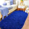 Tie Dye Hellgrauer Teppich Oval Flauschig Plüsch Bettvorleger Kinderzimmer Feuchtigkeitsbeständige Matte Wohnzimmer Heimdekoration Teppiche