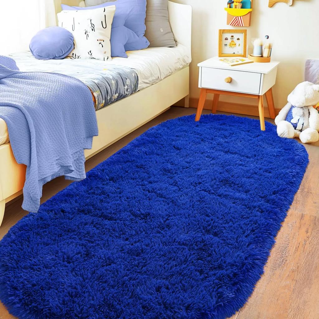 Tie Dye Hellgrauer Teppich Oval Flauschig Plüsch Bettvorleger Kinderzimmer Feuchtigkeitsbeständige Matte Wohnzimmer Heimdekoration Teppiche