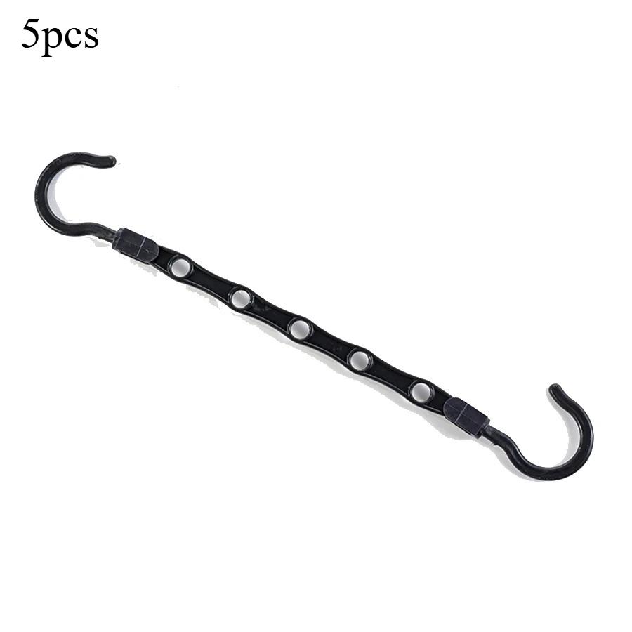 Plastic Multifunction Clothes Racks Space Saving Storage Hangers Rotary Organizer Hangers 5 Hole Magic Closet Wardrobe Organizer