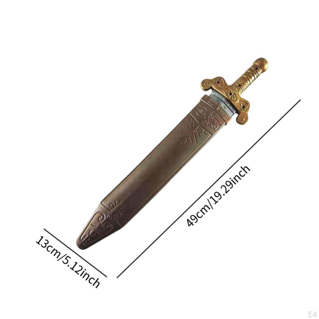 Roman Sword Cosplay Prop Role Play Decoration Costume Accessory