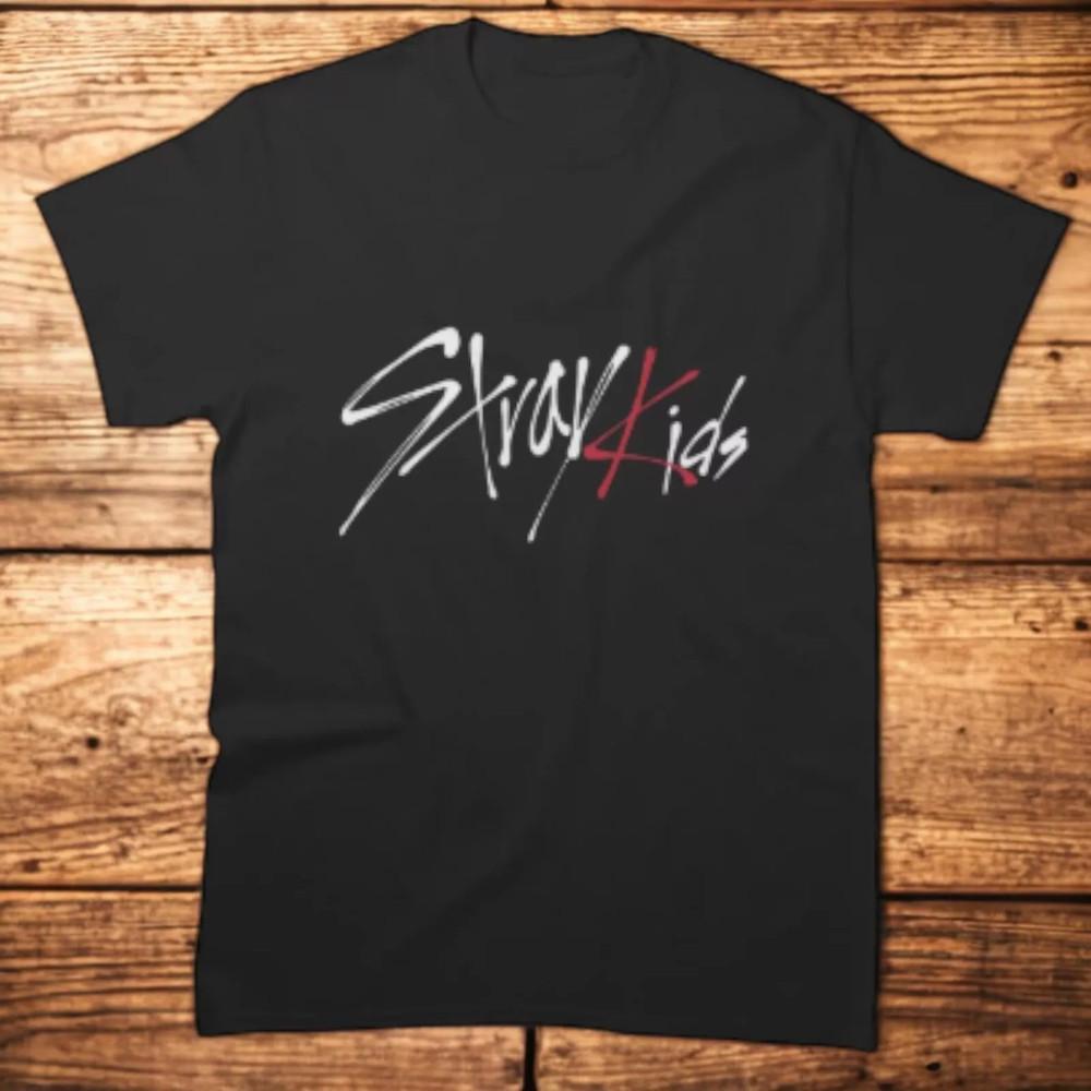 Stray Kids Logo Tour US Gift FOr Fan T Shirt Full Size S-4XL