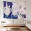 Touhou KKaguya HHouraisan Tapestry Anime Wall Hanging for Bedroom Living Room Dorm Touhou Fans Collection Decor
