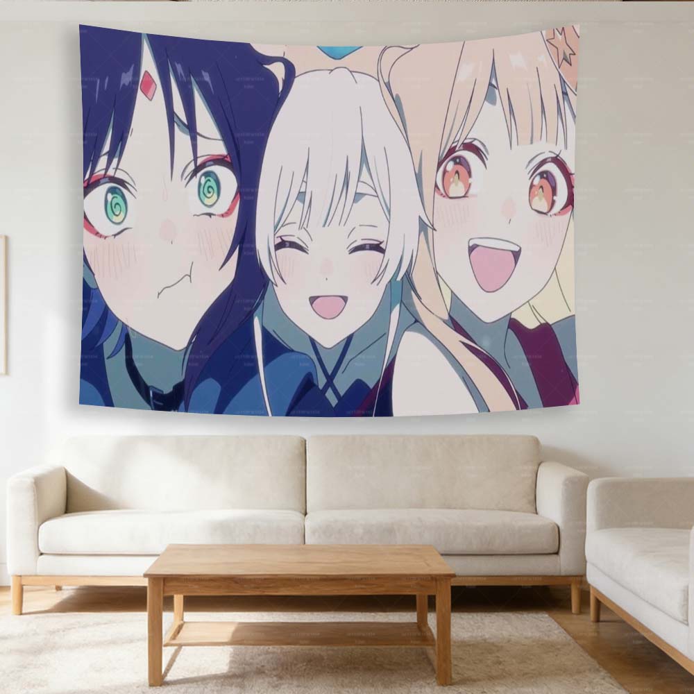 

Тканевое панно Touhou KKaguya HHouraisan Настенный декор в стиле аниме для спальни, гостиной, общежития Коллекция для фанатов Touhou Декор 74x94cm(29x37in)