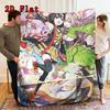 Uma Musume Pretty Derby 2D Flat Pattern Flannel Blanket High quality All Seasons Warmth and Comfort Perfect for Christmas Gifts.DMT0925209