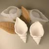 Mini Whelk Concrete Storage Tray Silicone Molds Conch  Candlestick Plaster Jewelry Display Tray Plate Resin Epoxy Mould
