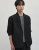 Work On Body Off Levy Semi-Overfit Cotton Blazer [Black]