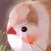 Hand-Carved Painted Wooden Bird Figurine Rustic Small Zebra Finch Statue Sculpture Ornament Decoration for Home Office Living Room